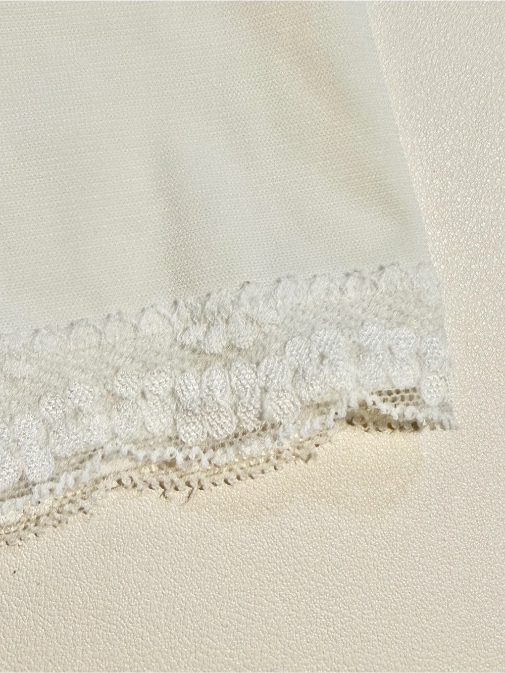 White lace girdle shapewear shorts slimming layer slip lingerie long leg retro - Picture 10 of 16